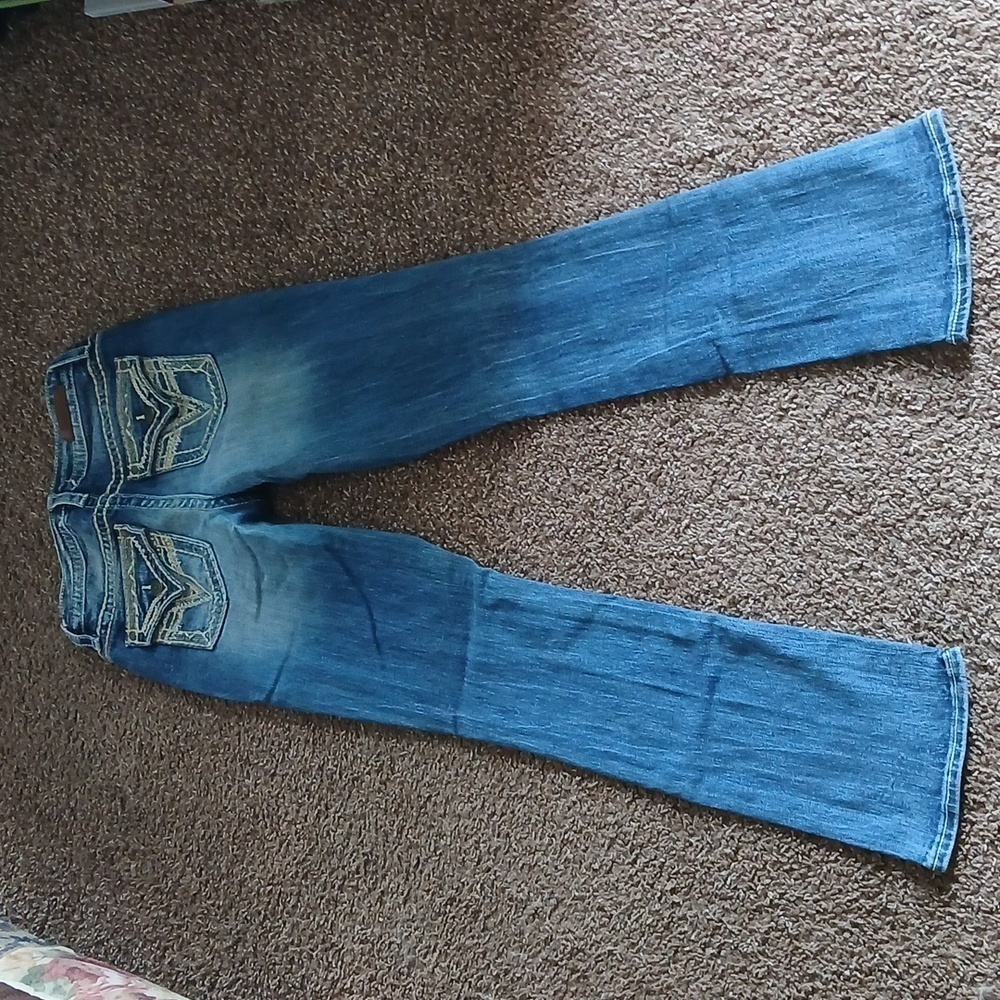 Vigross slim boot cut  blue jeans size 2 - Picture 8 of 16